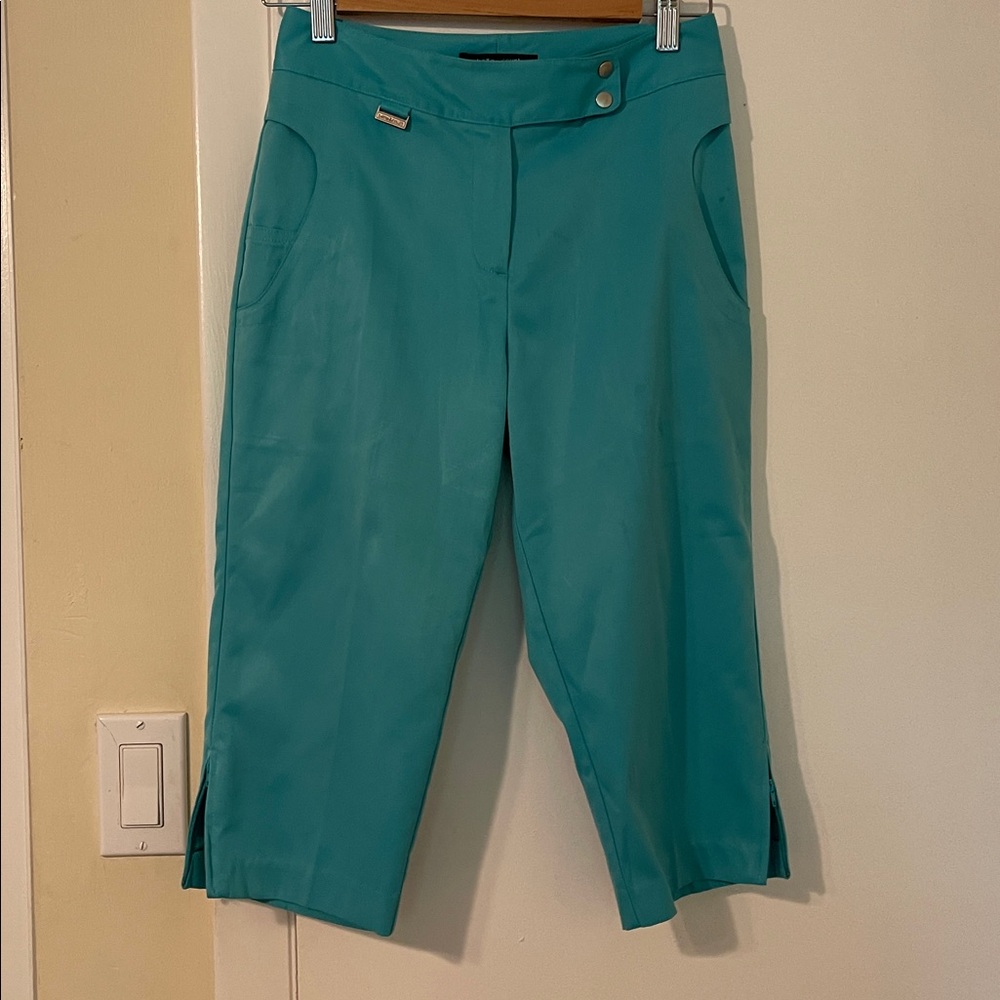 Teal Women's Capris